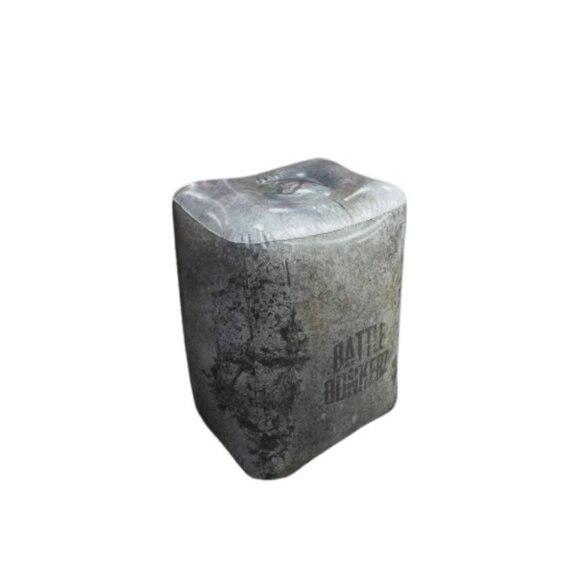 BUNKR Battle Zones Inflatable Concrete Block For Dart Blaster Play 22" X 25" X 2 - Picture 2 of 7